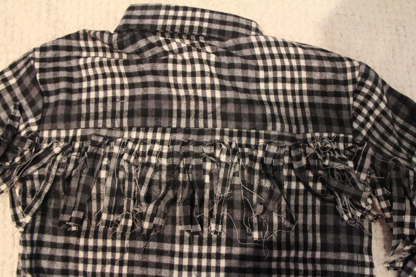 Girls Grace & Emma Woodland Escape Fringe Top