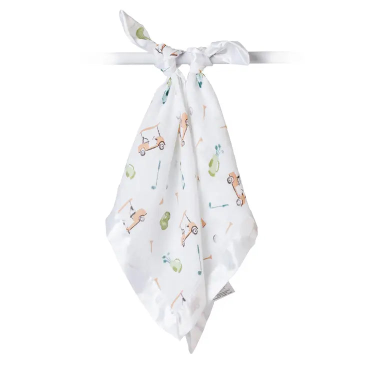 Lulujo 2-Pack Muslin Security Blankets - Golf