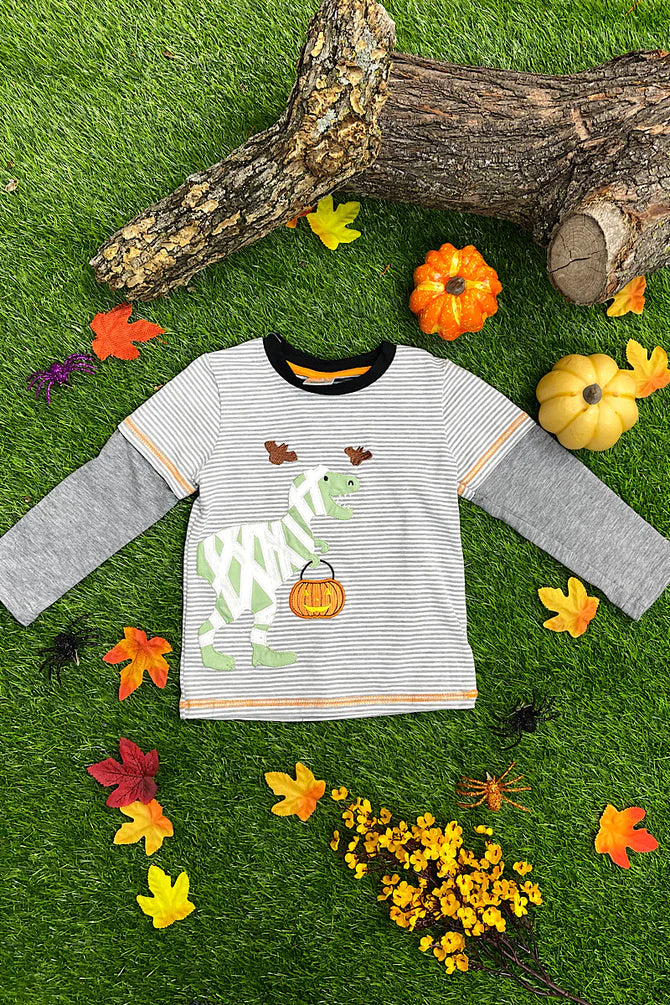 Boys Dinosaur Halloween Shirt