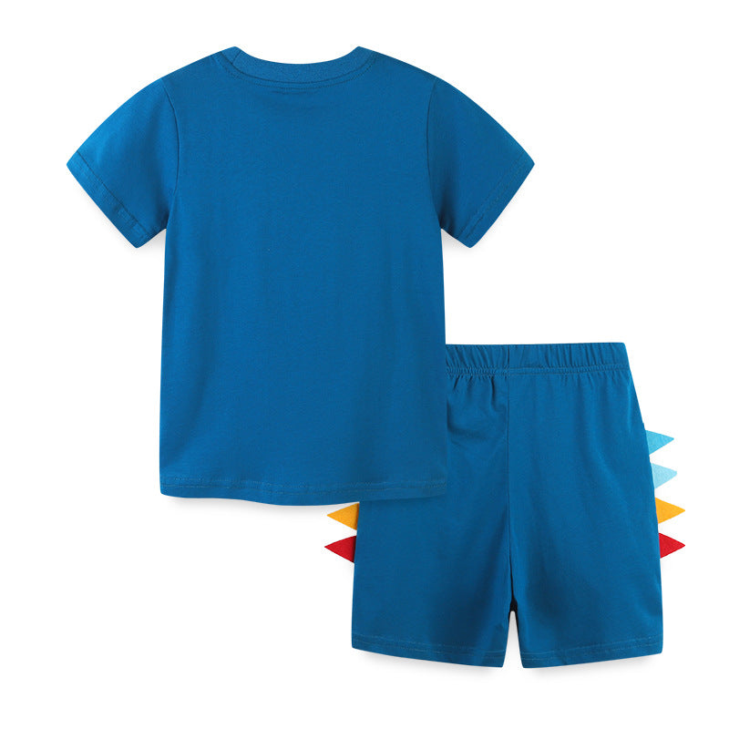 Boys Aosta Betty Dinosaur Short Set (2-Piece Set)