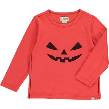 Boys Orange Raglan Pumpkin Tee by Me & Henry