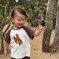 Boys Lucas 2 Piece Shorts and Tee Set-Cowboy