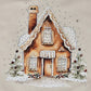 Girls Beige Gingerbread House T-Shirt by ML Kids
