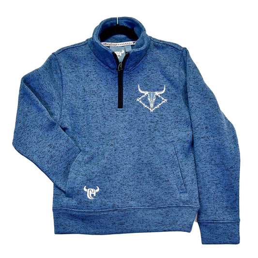 Boys Barb Skull Speckle Fleece Cadet by Cowboy Hardware