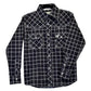 Boys Black Barbed L/S Print Shirt by Cowboy Hardware