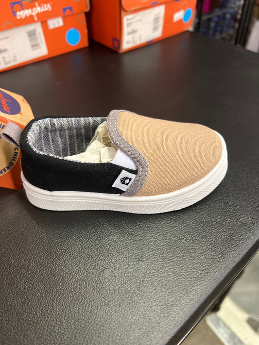 Boys Rascal Taupe/Black Shoe by Oomphies