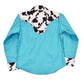 Girls Moody Cow Yoke L/S Print Romper by Cowboy Hardware