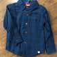 Boys Royal/Black Micro Plaid Onesie or Shirt by Me & Henry