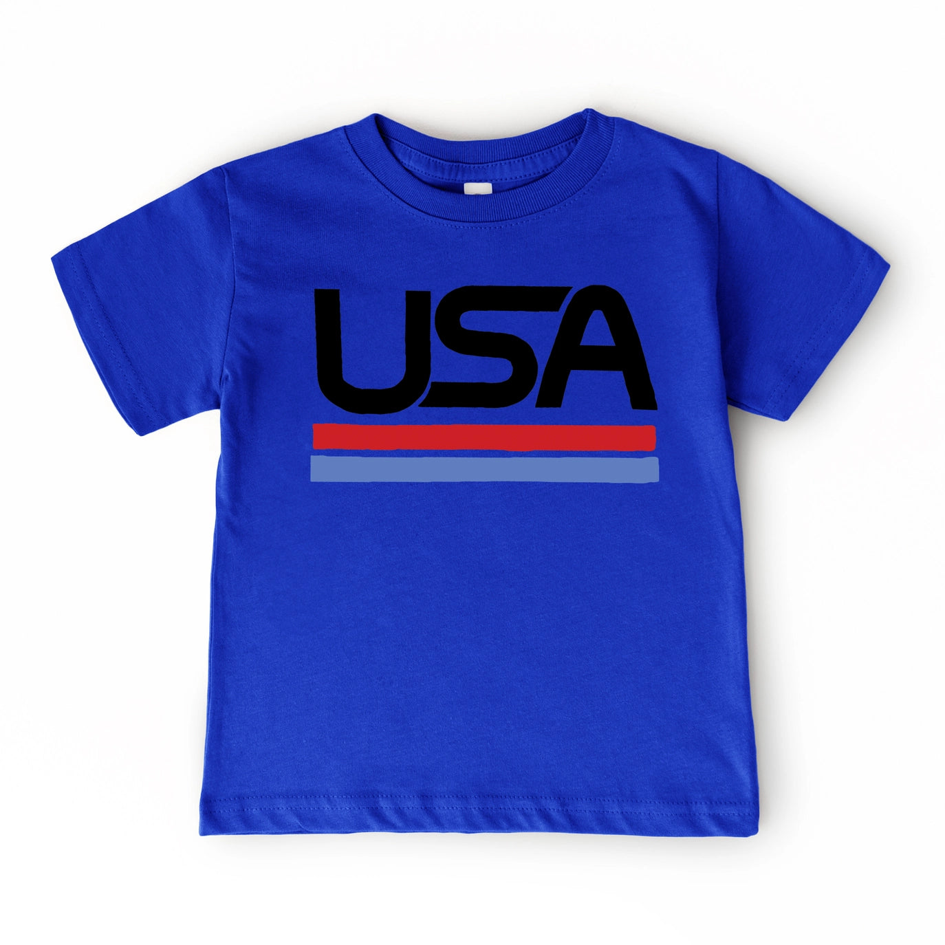 Boys Royal Blue USA T-Shirt by Holland Ave