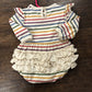 Girls Countryside Rainbow Stripe Bubble or Dress by RuffleButts