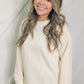 Ladies Grace & Emma French Terry Sweatshirt with Ribbed Knit