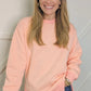 Ladies Grace & Emma French Terry Sweatshirt with Ribbed Knit