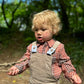 Boys Tan Harrison Cord Overalls by Me & Henry