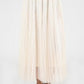 Ladies Lined Tulle Mesh Long Skirt