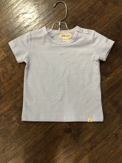 Boys Lt Blue/White Stripe Micro Onesie by Me & Henry