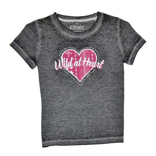 Girls Wild at Heart S/S Tee by Cowboy Hardware