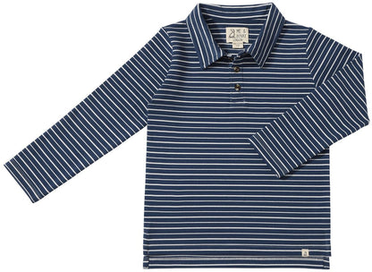 Boys Navy and White Spencer Polo by Me & Henry