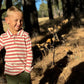 Boys Rust and Cream Stripe Midway Polo by Me & Henry