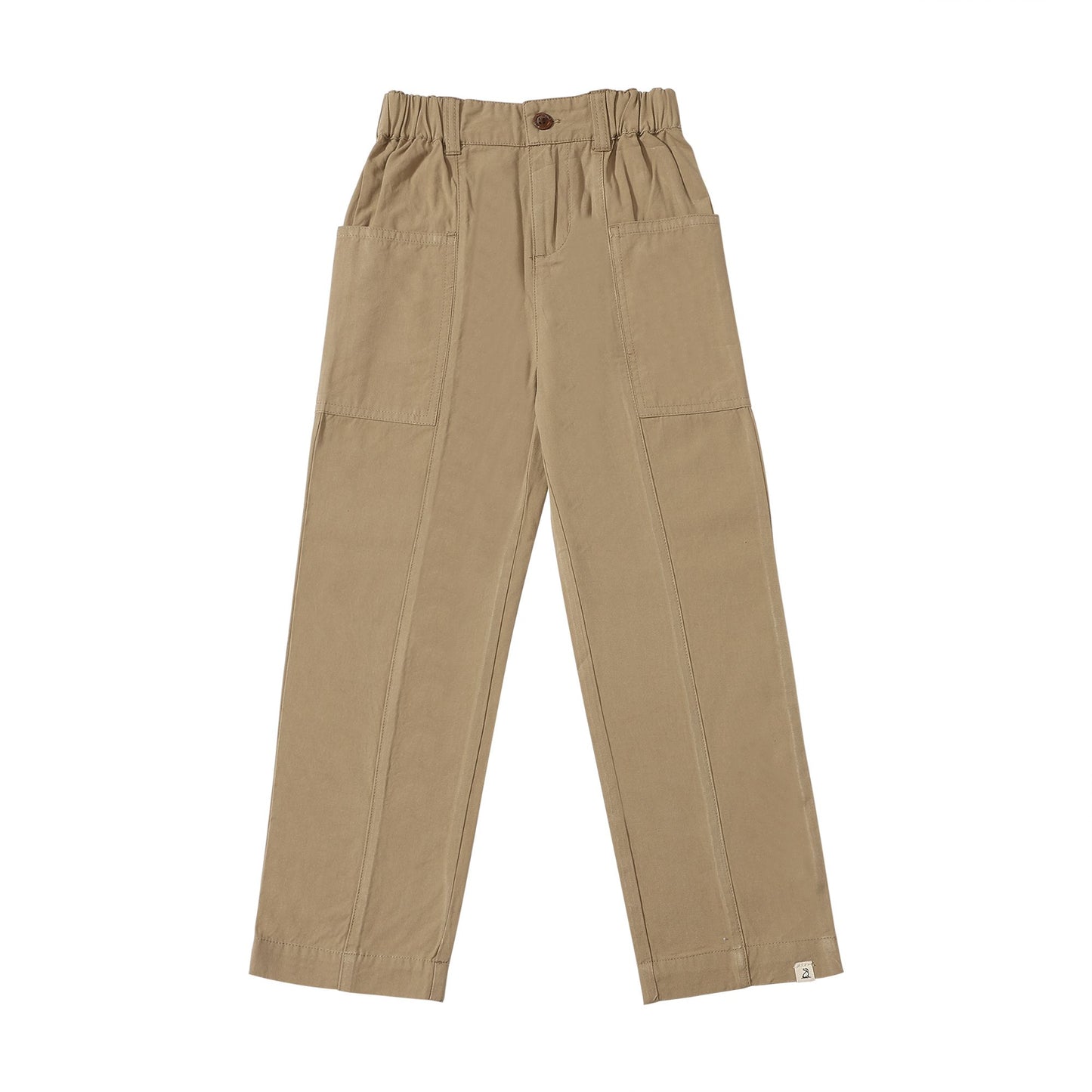 Boys Cream Ryan Pocketed Pants by Me & Henry