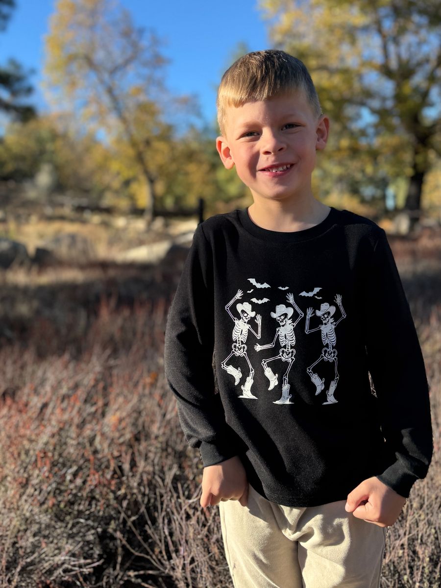 Boys Dancing Cowboy Skeleton Print Cherokee Printed Tee by Me & Henry