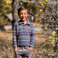 Boys Chambray Multi Stripe Spencer Polo by Me & Henry