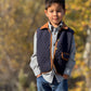 Boys Navy Fisher Padded Vest by Me & Henry