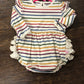 Girls Countryside Rainbow Stripe Bubble or Dress by RuffleButts
