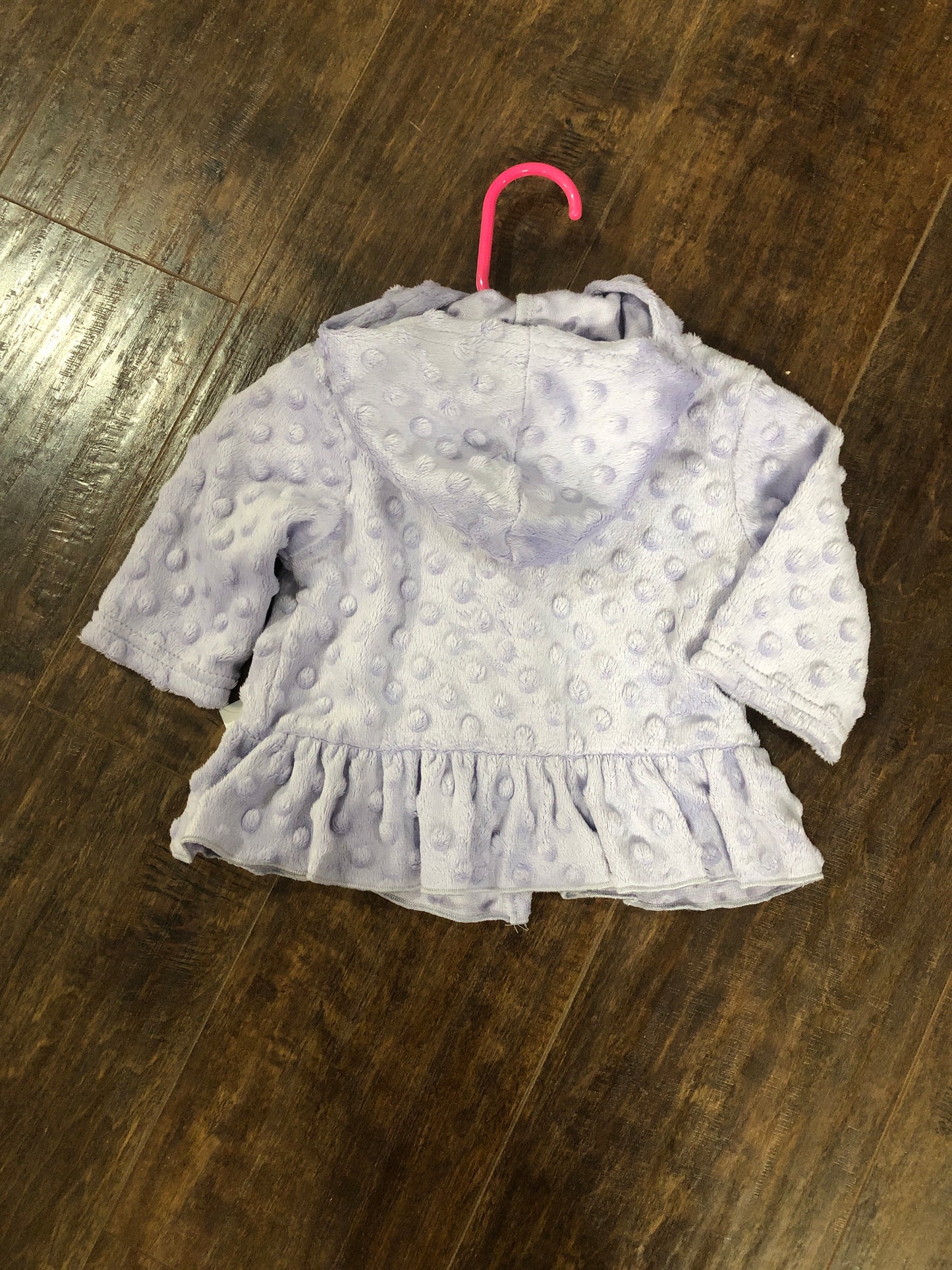 Girls Lilac Minky Dot Jacket by Three Sisters