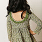 Girls Green Floral L/S Dress by Swoon Baby