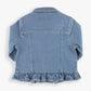 Girls Light Wash Denim Jacket by RuffleButts