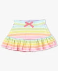 Girls Rainbow Parade Knit Ruffle Skort by RuffleButts