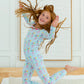 Girls Bows and Bouquets Long Sleeve Pajamas by RuffleButts