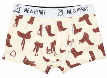 Boys Boots and Saddles Underpants by Me & Henry