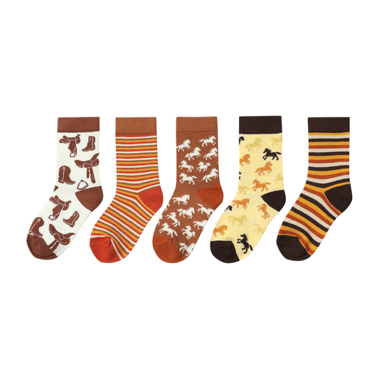 Boys Novelty Bigfoot 5 Pack Socks by Me & Henry