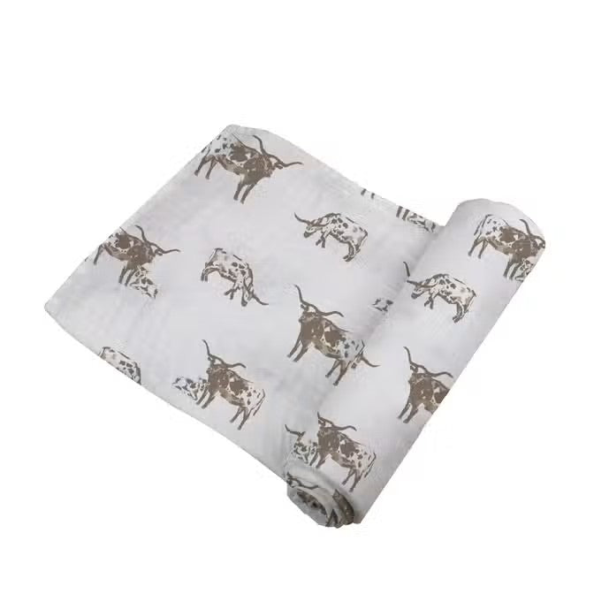 Newcastle Texas Longhorn Bamboo Swaddle