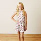 Girls White Football Collar Tennis Dress by Swoon