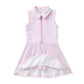 Girls Pink Gingham Tennis Dress by Swoon