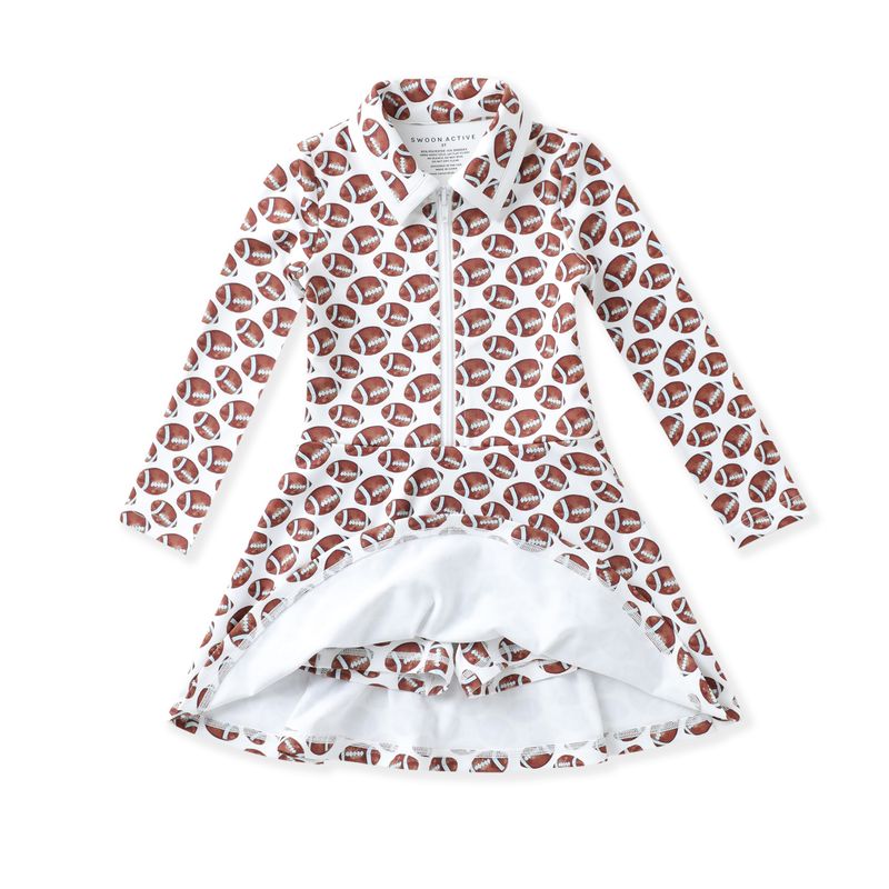 Girls Football L/S Tennis Dress by Swoon