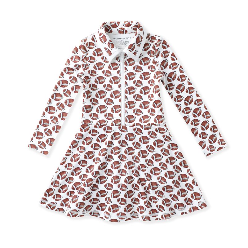 Girls Football L/S Tennis Dress by Swoon