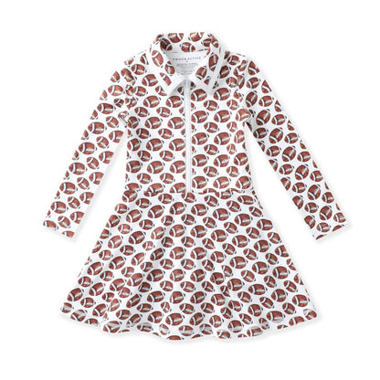 Girls Football L/S Tennis Dress by Swoon