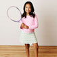 Girls Bubblegum Pink Ruched Top by Swoon
