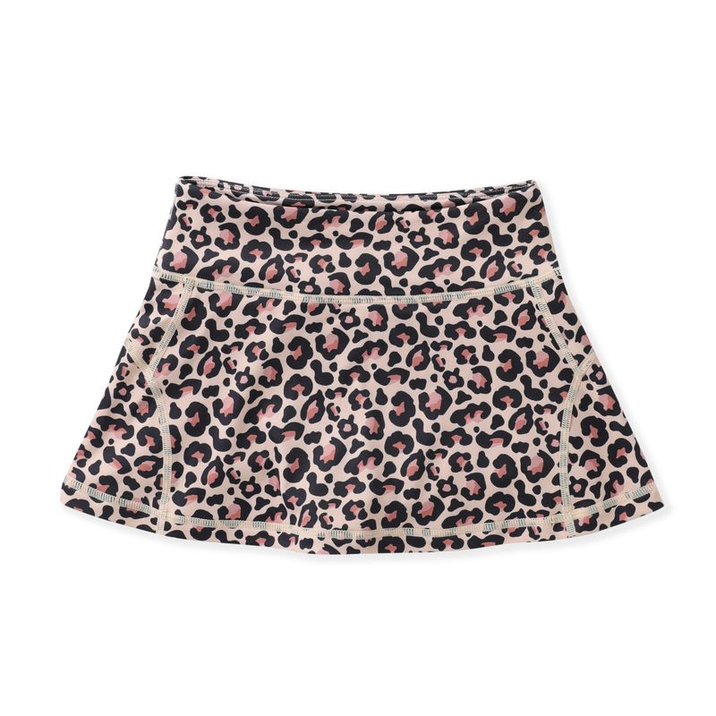 Girls Leopard Tennis Skirt by Swoon