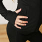 Girls Black Active Jacket by Swoon