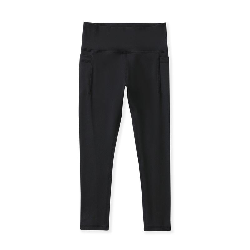 Girls Black Active Leggings by Swoon