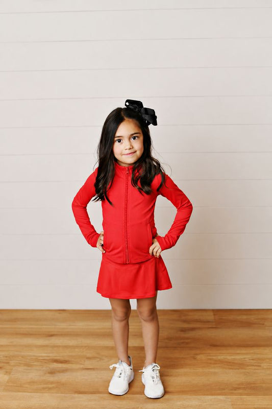 Girls Scarlet Tennis Skirt by Swoon