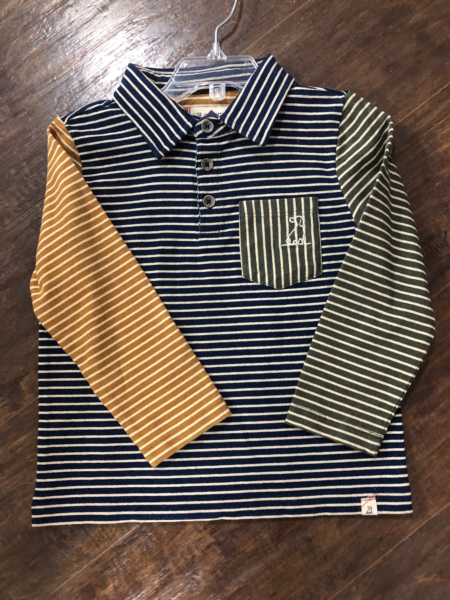 Boys Colorblock Henley Top by Me & Henry