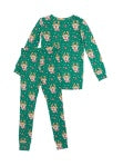 Boys Reindeer Cheer L/S Pajama Set by RuffleButts