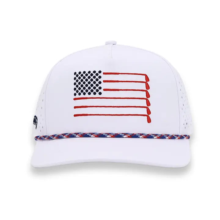 American Flag Rope Hat