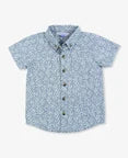 Boys Summertime Fields Button Collar SS Button Down Shirt by RuggedButts