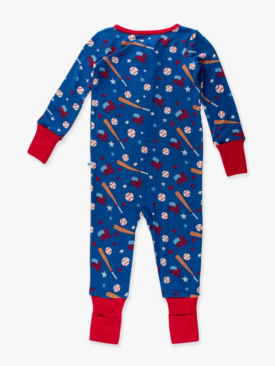 Boys Play Ball Convertible One Piece PJ by RuggedButts